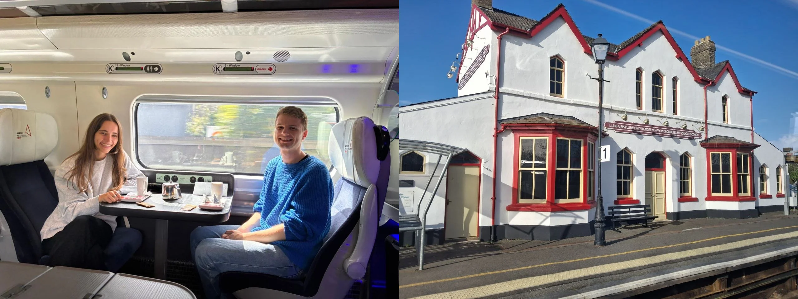 Teatime in the Avanti Pendolino 